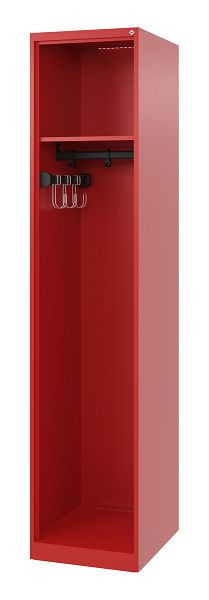 C+P Feuerwehrspind Evolo, Modell EXPERT, 1 Abteil, H1850B400T500 mm, Feuerrot, 0491015-12 S10002