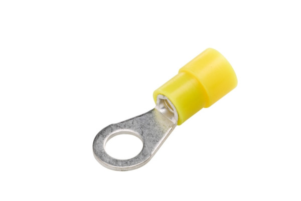 HELLA Leitungsverbinder - gelb - von: 4.0mm² - bis: 6.0mm² - Ringverbinder - Bohrung-Ø: 6.5mm, 8KW 178 042-222