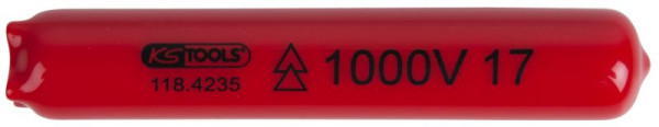KS Tools Isolierte Tülle mit Klemmkappe, 10mm, L=100mm, 118.4235