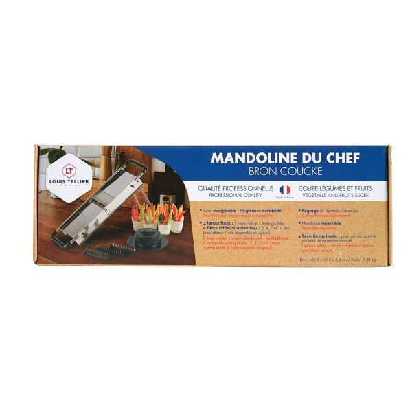 Tellier Die Chef's Mandoline Reversible, Edelstahl, HS501