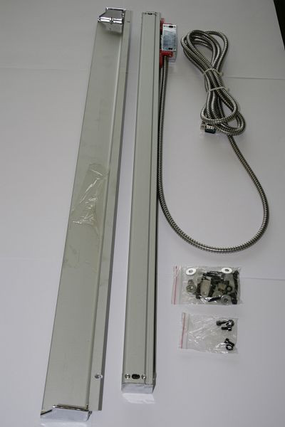 ELMAG Glasmeßstab Modell KA 300/620 für digitale Positionsanzeige SINOIP53 Verfahrweg 620mm, Einbaulänge 726mm, 88811