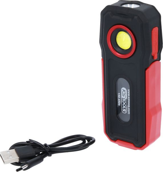 KS Tools Mobile Werkstatt-Handlampe, knickbar, 300 Lumen, 150.4505