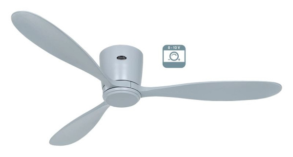 CasaFan Deckenventilator Eco Plano Wood Lack lichtgrau-Lack lichtgrau 0 - 10 V, 3132861