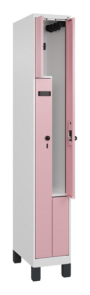 C+P Z-Spind Evolo PLUS, Füße, 2 Fächer, 1950x300x500mm, 9016/3015, 049013-102 S10024