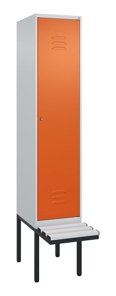 C+P Umkleidespind Classic PLUS, 2120x400x815mm, 7035/2004, Zylinderschloss, 0800407-12 S10122