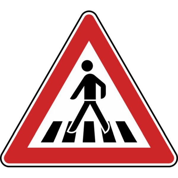 Stein HGS Fußgängerüberweg, Aufstellung rechts Nr. 101-11, 900mm /RA1/Flachform 2mm, 101-11-211