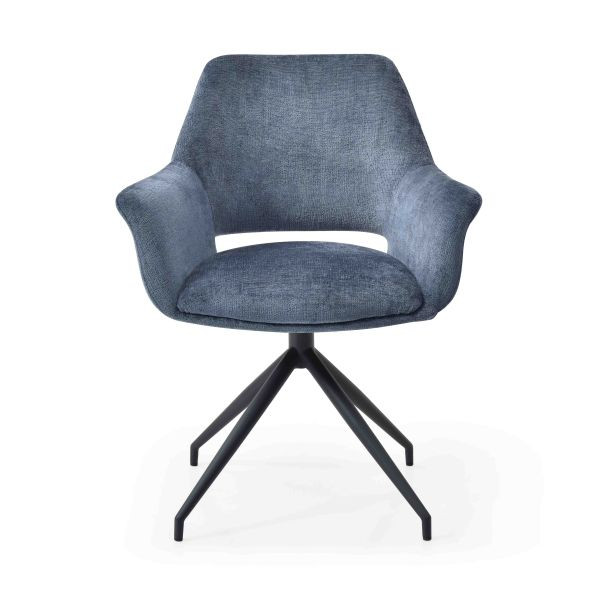 Bisley Besucherstuhl Easy Meet, gepolsterte Rückenlehne und Sitz, schwarz pulverbeschichtetes Sterngestell, EMG739