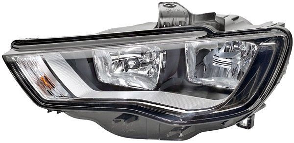 HELLA Halogen/FF-Hauptscheinwerfer, für u.a. Audi A3 (8V1, 8VK), ECE, für Linksverkehr, links, 1LJ 010 740-091