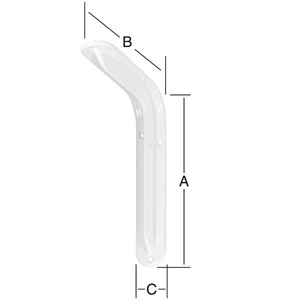 Vormann Format-Standard-Konsolen 295 x 195 mm, weiß, VE: 10 Stück, 000155300W
