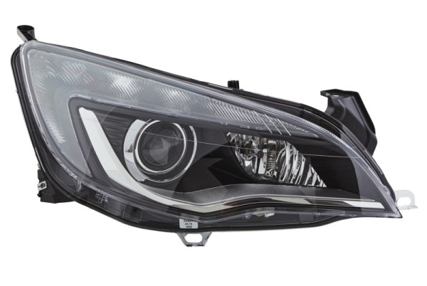 HELLA Bi-Xenon/LED-Hauptscheinwerfer, für u.a. Vauxhall Astra Mk VI (J) (P10), CCC/ECE, für Rechtsverkehr/für Linksverkehr, rechts, 1ZT 010 012-421