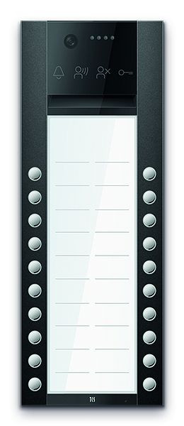 TCS Türkontrollsystem PES PRO IP Video Außenstation 20T 2 Spalten AP RAL7016 anthrazitgrau, AVA430220-0017