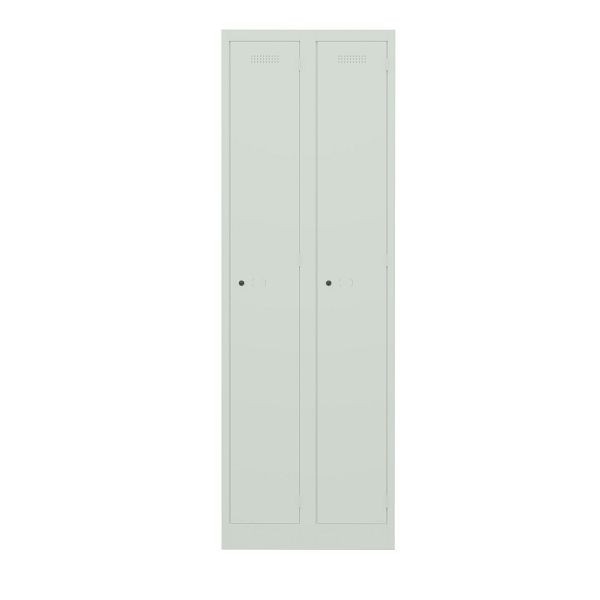 Bisley Garderobenschrank Primary Locker, 2 Abteile, 644 portland, PL3050D1644