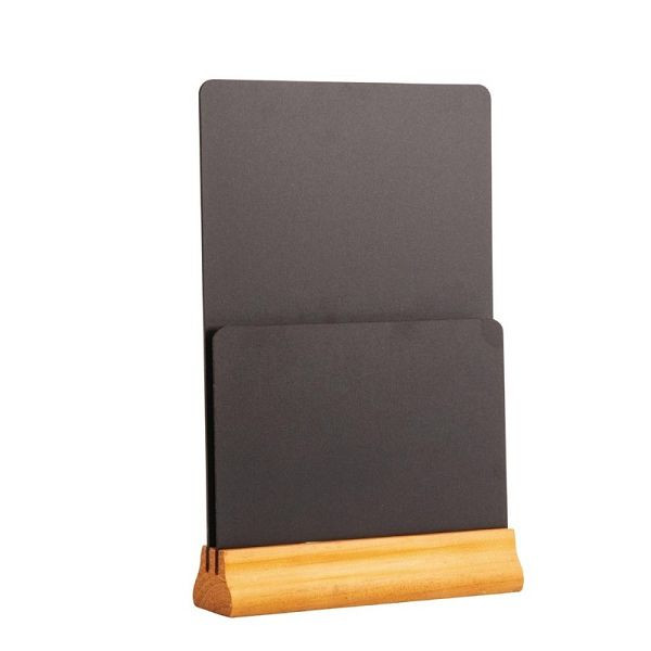Olympia doppelseitige Tischtafel mit Menühalter, 32,5 x 21 cm, GJ096