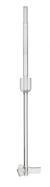 Rettberg KPG-Rührwelle, WG 16, 480 mm lang, für Reaktionsgefäße 4000 ml, Propeller-Rührblatt, 107040006
