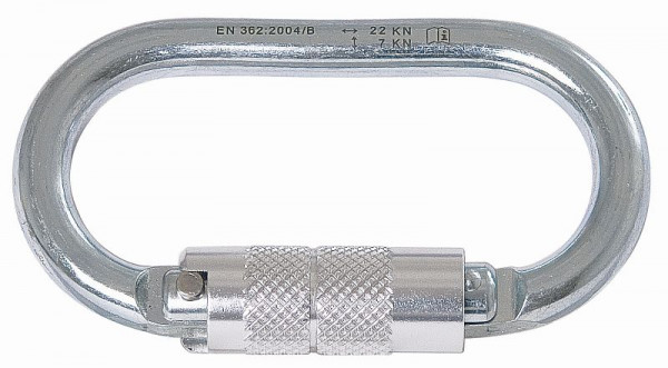 Artex Stahl-Oval-Twistlockkarabiner Typ AX OST, 4052