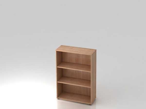 Hammerbacher Regal 3OH 33cm tief Nussbaum, 80x33x114,4 cm (BxTxH), V4500/N