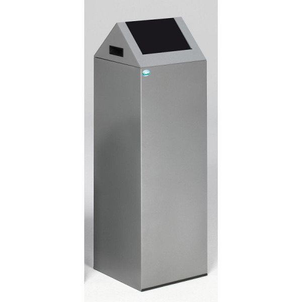 STEIN HGS Wertstoffsammelgerät WSG 85 S, selbstlöschend, Silber (ähnl. DB 701), Silber (ähnl. DB 701), anthrazit (RAL 7021), 82062.0006