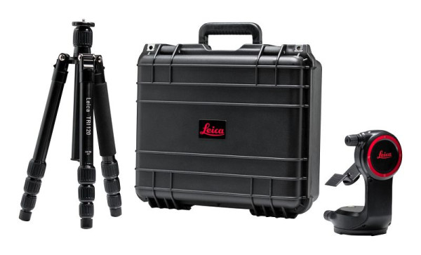 Leica DST 360 Adapter mit Stativ TRI 120 in robustem Koffer für P2P Messungen, 848783