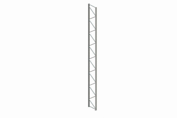 Meta Ständer 120/20 9300x1100 mm, verzinkt, für Palettenregal MULTIPAL, 20095128