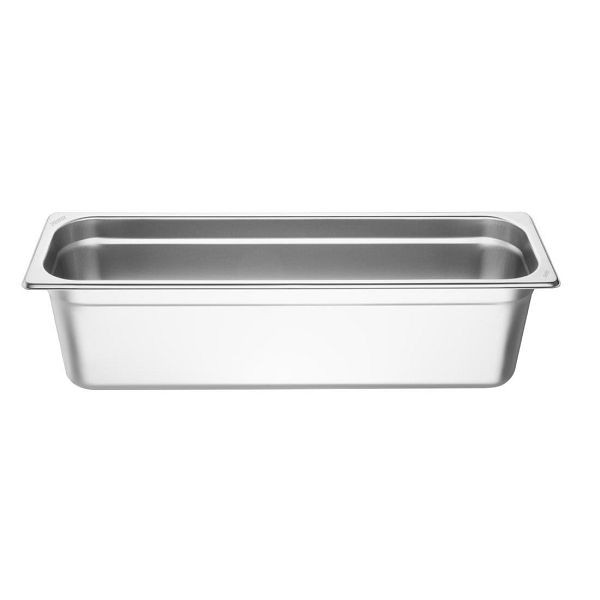 Vogue Edelstahl Gastronorm 2/4 Tray 150mm, hervorragende Haltbarkeit, FU264