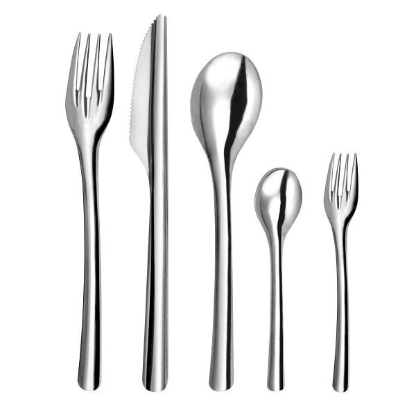 Amefa Slim Tafellöffel (Packung mit 240 Stück), leicht und kompakt, ideal für Reisen, Lagerung und Essen unterwegs, CZ086