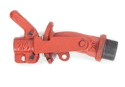 DENIOS Fasshahn aus Grauguss mit Messingverschlussplatte, 3/4" Gewinde-Ø, 117292