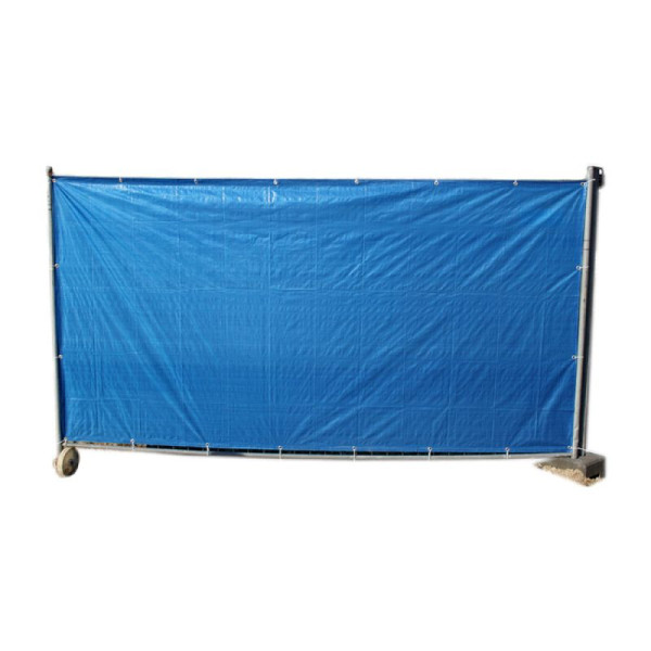 Stein HGS Sichtschutzplane für Mobilzäune mit Aluminium-Ösen, blau, VE: 5 Stück, 12535