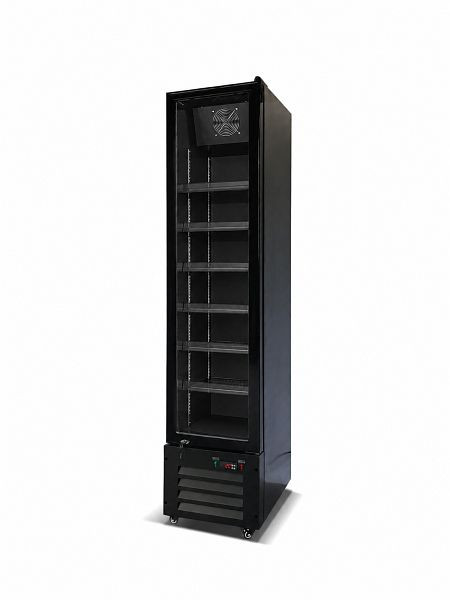A&S Polarny Tiefkühlschrank 220 Liter, schwarz, 420 x 485 x 1890 mm, TKS-220-N