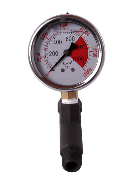 Stahlmaxx Manometer 0 - 1000 bar für Hydraulik-Pumpe, XXL-115251
