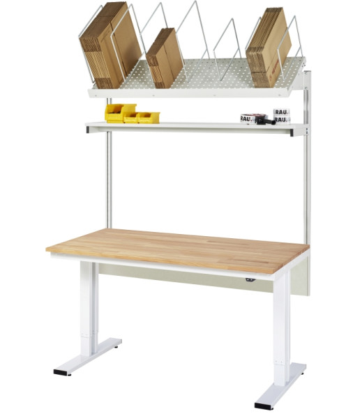 RAU Packtisch Komplettset 01, 08-WT, B1500 x T800, B-Platte, 08-WT-150-080-B-VP01.12