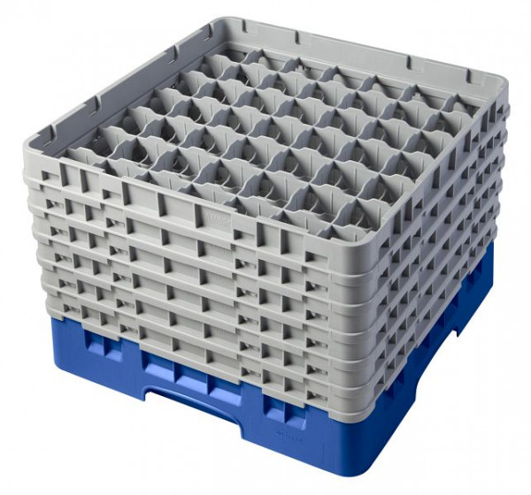 Cambro Spülkorb mit 49 Fächer Camrack® 29,8 cm Blau, 49S1114168