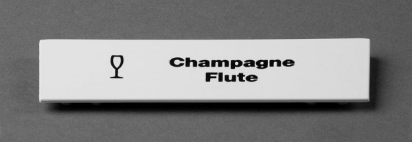 Cambro Camrack Extender ID Clip "Champagne Flute", CECCF6000