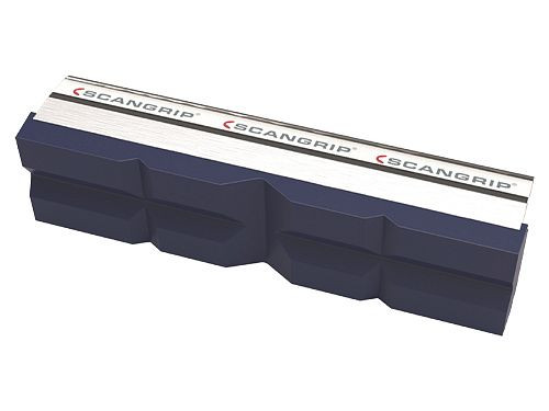 Bedrunka+Hirth Geriffelte Schutzbacken, Magnetfix PUP Für Backenbreite 125 mm, 03.06.5125