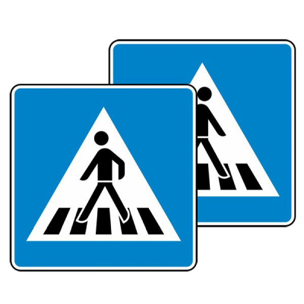 Stein HGS Fußgängerüberweg doppelseitig Nr. 350-40, RA2/Flachform 2mm, 350-40-121