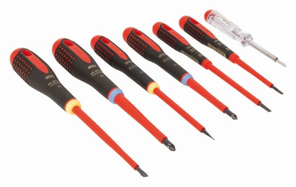 Bahco Ergo™-Schraubendreher-Satz, isoliert, 7-teilig, BE-9889S