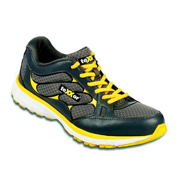 teXXor S1P-Sicherheitshalbschuhe ROUBAIX, Größe: 40, Farbe: grau/gelb, VE: 1 Paar, 6116-40