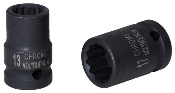 KS Tools 3/8" 12-kant-Kraft-Stecknuss, kurz, 13/16", 515.1579