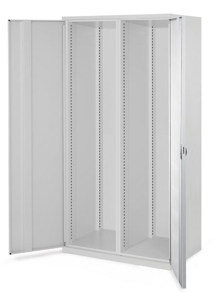 Kappes Schwerlastschrank Leergehäuse/ Mod 50, 1950 x 1000 x 600 mm, RAL 7035, Mit Mitteltrennwand, Vollblechtüren, 1463.00.1013