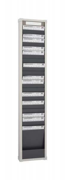 Eichner Karten-Board, Spalten: 1, Fächer: 25, 1.350 x 260 x 75 mm, 9219-02001