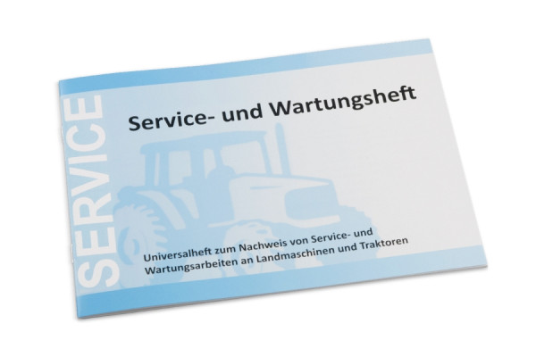Eichner Service- und Wartungshefte zum Nachweis von Service- und Wartungsarbeiten an Landmaschinen und Traktoren, VE: 1 Pack à 10 Stück, 9036-00184