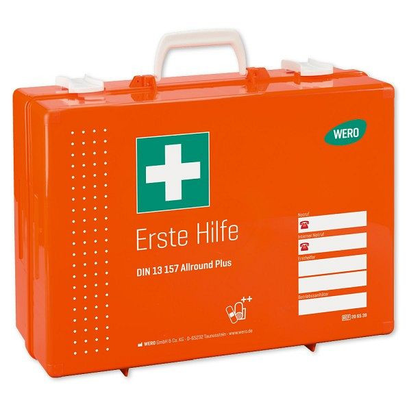 WERO Erste Hilfe Koffer DIN 13157 Allround Plus in Werotop 450, 206539