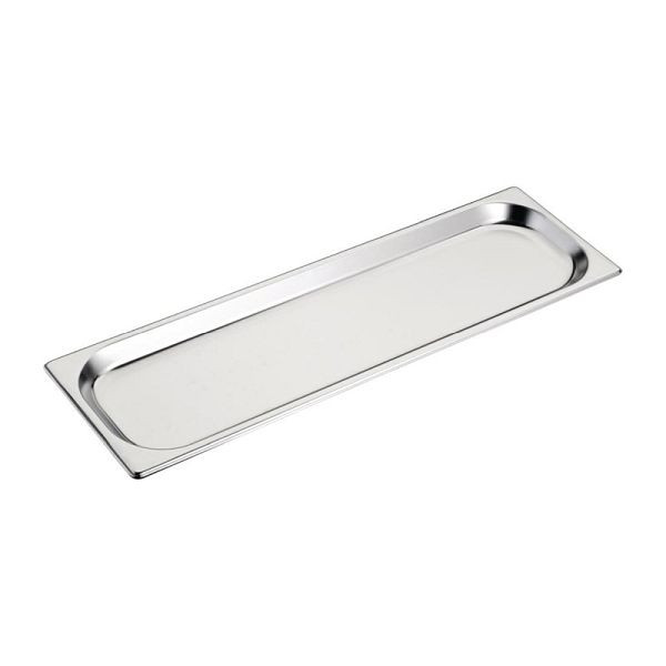 Gastro M Edelstahl GN-Behälter 2cm GN2/4, verstärkte Kanten, GN687