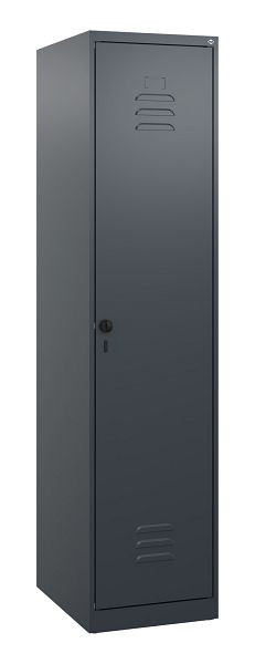 C+P Umkleidespind Classic PLUS, 1700x400x500mm, 7016/7016, Drehriegel, 0800007-12 S10010