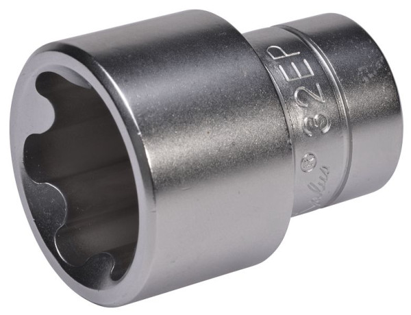 SW-Stahl Steckschlüsseleinsatz, 1/2", EP-Profil, EP32, 04432L-EP32
