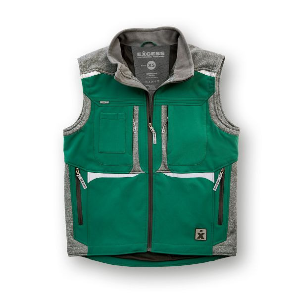 Excess Active PRO Weste grün - grau, Größe: XXL, 416-2-41-1-GNG-2XL