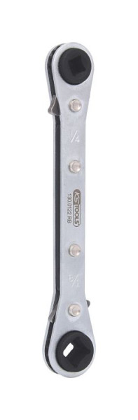 KS Tools 4 in 1 Kälte-Klima-Ratschenschlüssel, umschaltbar, 130.0122