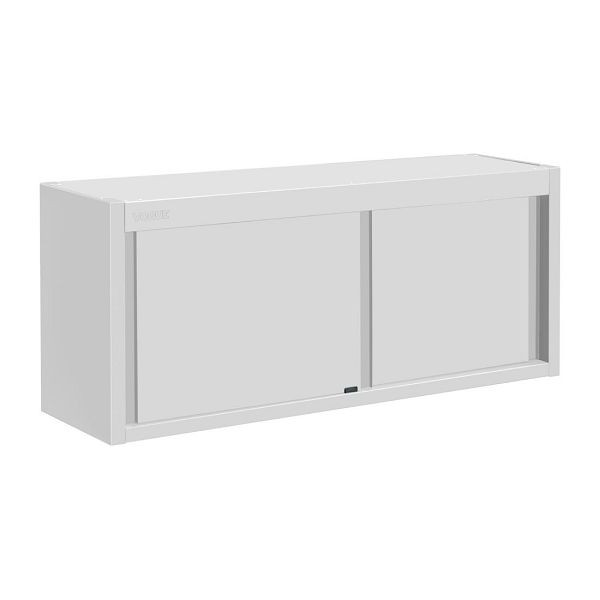 Vogue Hängeschrank Edelstahl 650x1500x400mm, für Pfannen und andere große Utensilien, FU582