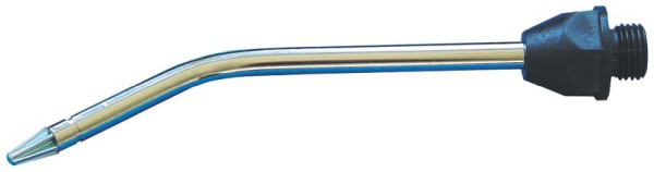 ELMAG Sicherheits- und Geräschdämpferdüse 'safetystar', Düse Ø2,3 mm, gebogen, 120mm, AG M12x1,25, 32502