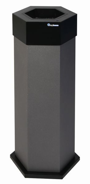 stumpf Sixco 1 smart Abfallsammler, eisenglimmer DB 703, 830x325x375 mm (HxBxT), 565-045-03
