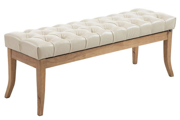 CLP Sitzbank Ramses Kunstleder antik-hell 120, creme, 152004604
